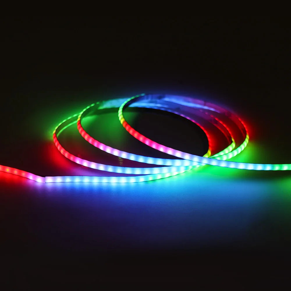 Led Strip Lights 2812b RGB Led Strip Dream Color 5mm DC5V 12V APP Control Luces Flexible Diode Decor TV Screen BackLight Pixel