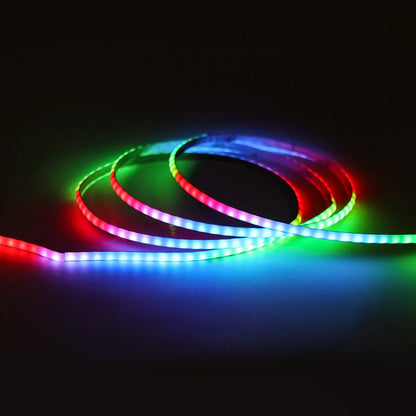 Led Strip Lights 2812b RGB Led Strip Dream Color 5mm DC5V 12V APP Control Luces Flexible Diode Decor TV Screen BackLight Pixel